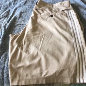 Mens Adidas ClimaCool beige golf shorts size 40